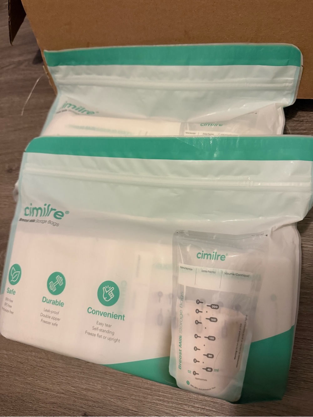 200 Cimilre breastmilk Storage Bags 7oz